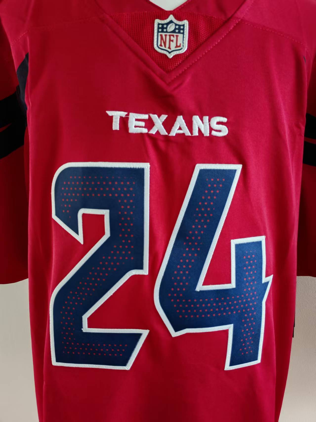 Men's Houston Texans Derek Stingley Jr. Jersey-Red