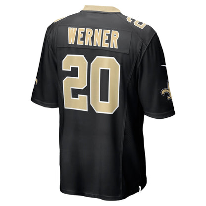 Pete Werner New Orleans Saints Nike Game Jersey - Black
