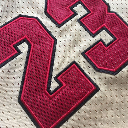 Michael Jordan Chicago Bulls 23 White Thorwback Jersey