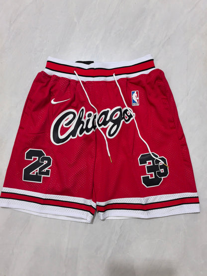 Chicago Bulls Red Retro Pocket Shorts