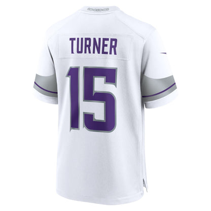 Dallas Turner Minnesota Vikings Nike Alternate Game   Jersey - White