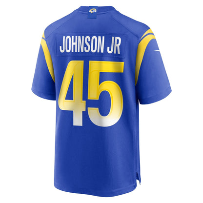 Neal Johnson Jr Los Angeles Rams Nike Game Jersey -  Royal