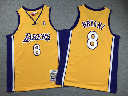 Youth Kobe Bryant Los Angeles Lakers #8 Embroidered  Jersey