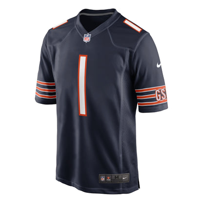 Justin Fields Chicago Bears Nike Game Jersey - Navy