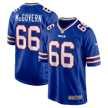 Connor McGovern Buffalo Bills Nike Game   Jersey - Royal