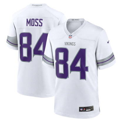 Randy Moss Minnesota Vikings Nike Alternate Retired   Game Jersey - White