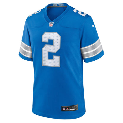 Hendon Hooker Detroit Lions Nike Team Game Jersey -  Blue