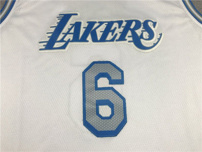 Lebron James  #6 Los Angeles Lakers City Edition Swingman Jersey - Embroidered