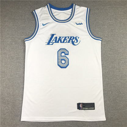 Lebron James  #6 Los Angeles Lakers City Edition Swingman Jersey - Embroidered