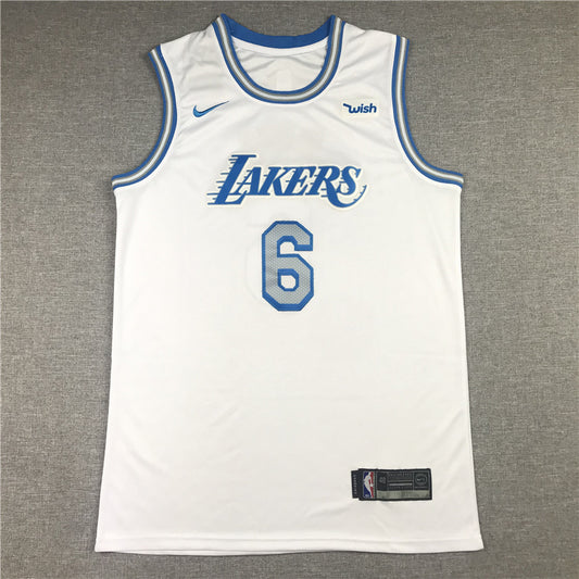 Lebron James  #6 Los Angeles Lakers City Edition Swingman Jersey - Embroidered