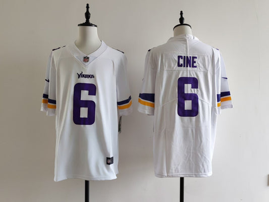 Men's Minnesota Vikings Lewis Cine Nike Jersey -  White#6
