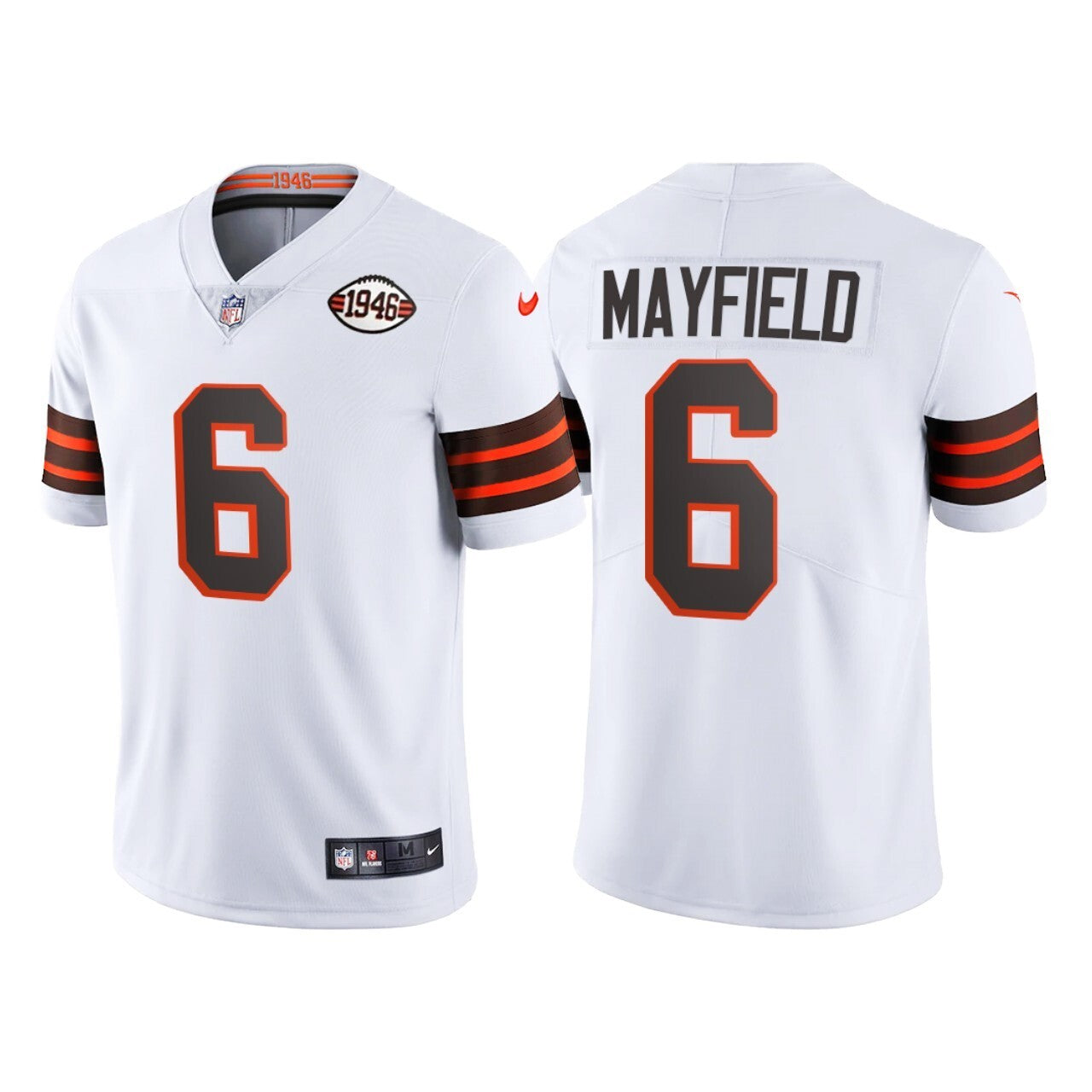 Men's Cleveland Browns Baker Mayfield Jersey-White