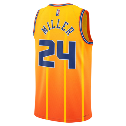Charlotte Hornets Brandon Miller Jordan Brand Orange 2025/26 Swingman Jersey - City Edition