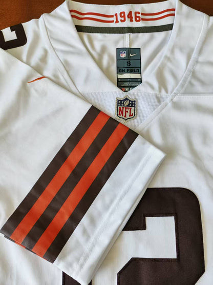 Men's Cleveland Browns Shedeur Sanders Jersey-White#12