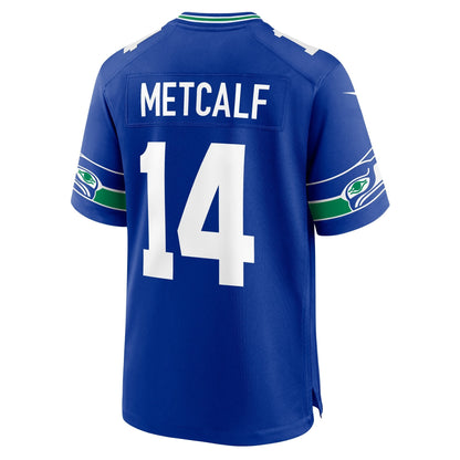 DK Metcalf Seattle Seahawks Nike Throwback   Game Jersey - Royal