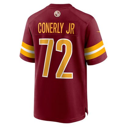 Men's Washington Commanders Josh Conerly Jr. Nike Burgundy 2025 NFL Draft First Round Pick Game Jersey