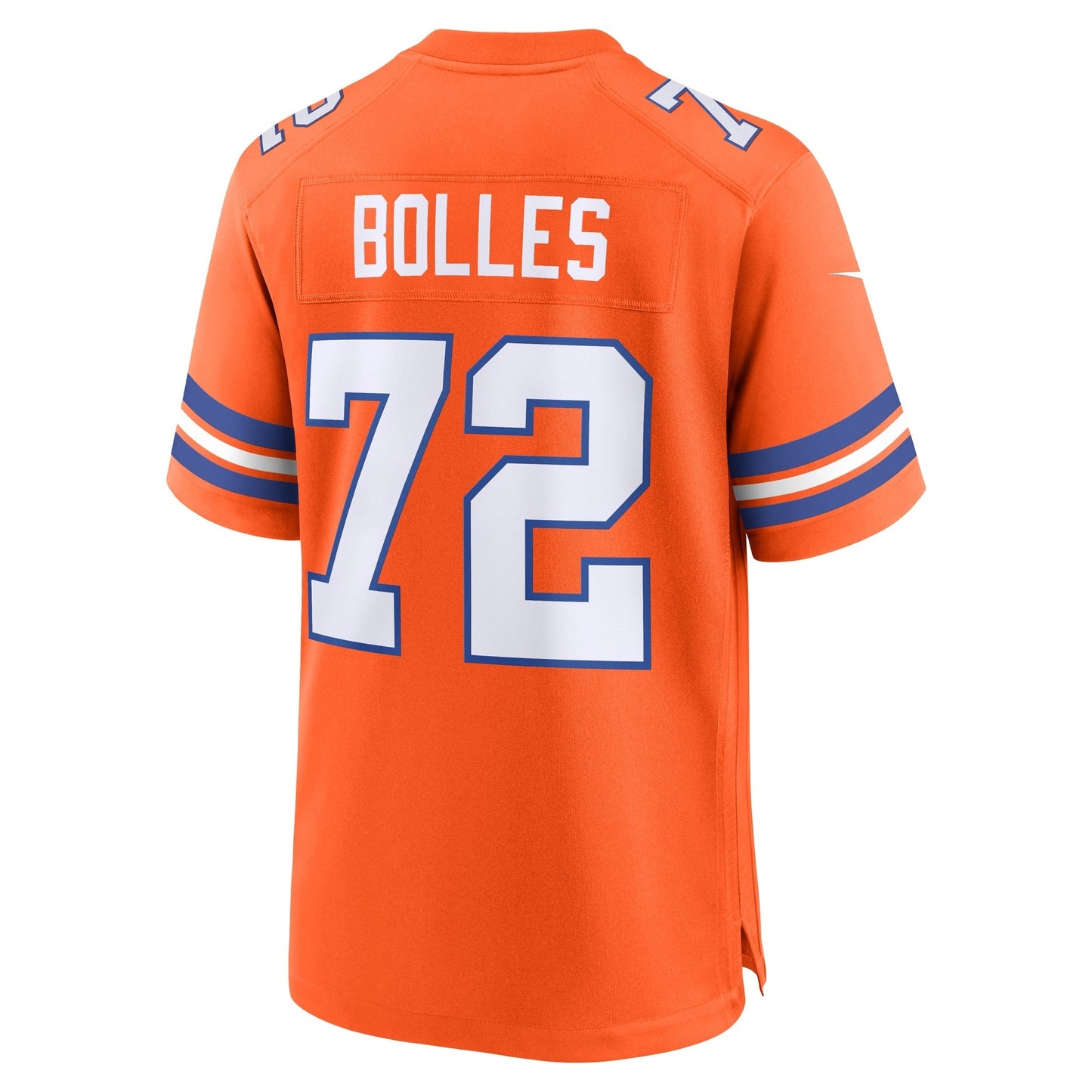 Garrett Bolles Denver Broncos Nike Mile High Collection 1977 Throwback   Game Jersey - Orange