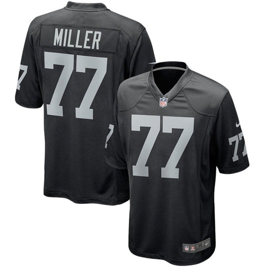 Kolton Miller Las Vegas Raiders Nike Game   Jersey - Black