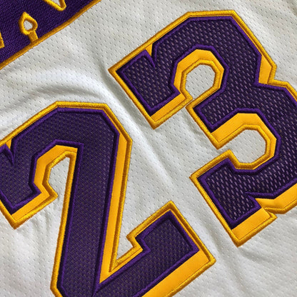 LeBron James Los Angeles Lakers White 23 MN