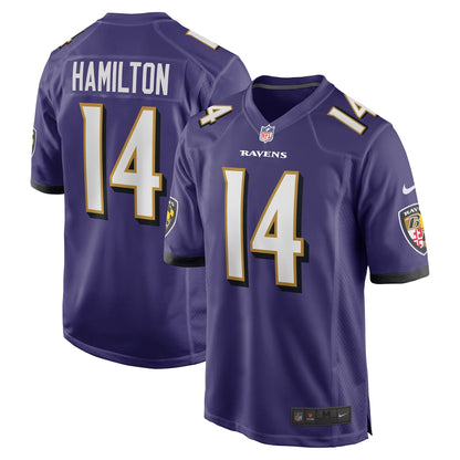 Kyle Hamilton Baltimore Ravens Nike   Game Jersey - Purple
