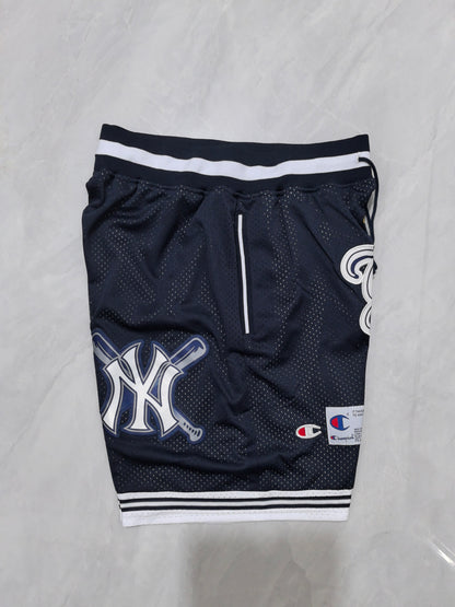 New York Yankees dark blue retro pocket shorts