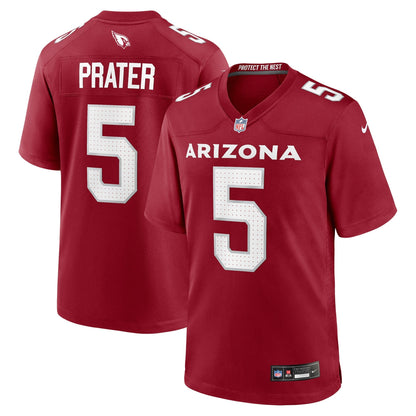 Matt Prater Arizona Cardinals Nike Team Game Jersey -  Cardinal