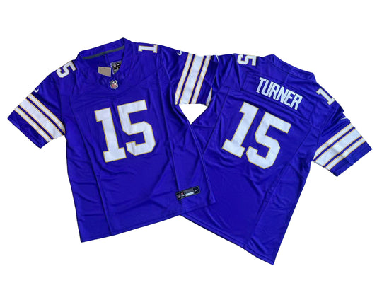 J.J. McCarthy #15 Minnesota Vikings Nike 2nd Alternate  Game Jersey