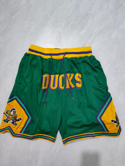 JUST DON Anaheim Ducks Pocket Shorts