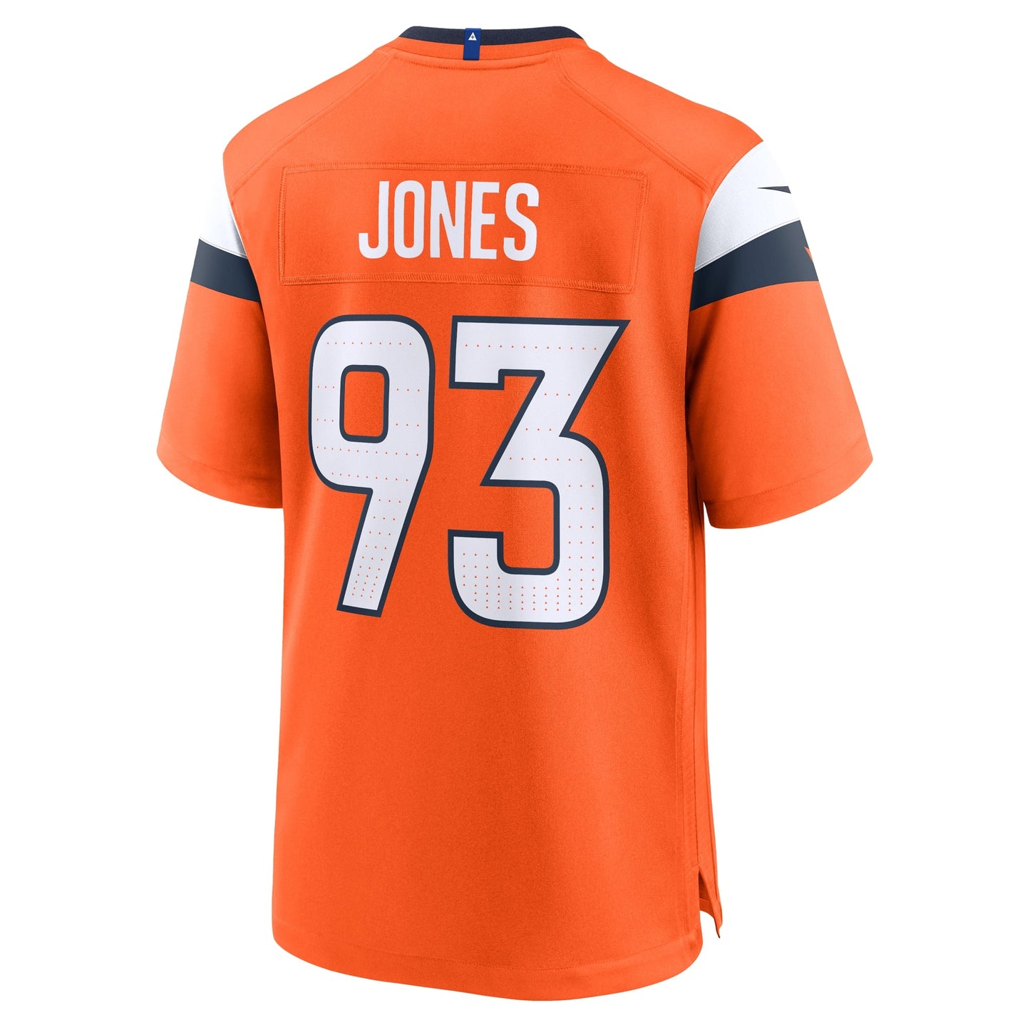 D.J. Jones Denver Broncos Nike Team Game Jersey -  Orange