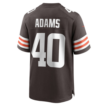 Matthew Adams Cleveland Browns Nike Game   Jersey - Brown