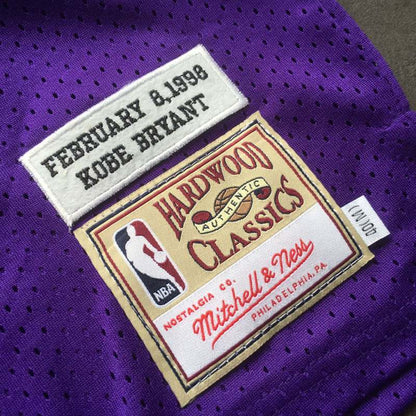 Kobe Bryant #8 Los Angeles Lakers Purple Throwback Jersey