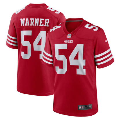Fred Warner San Francisco 49ers Nike   Game Jersey - Scarlet