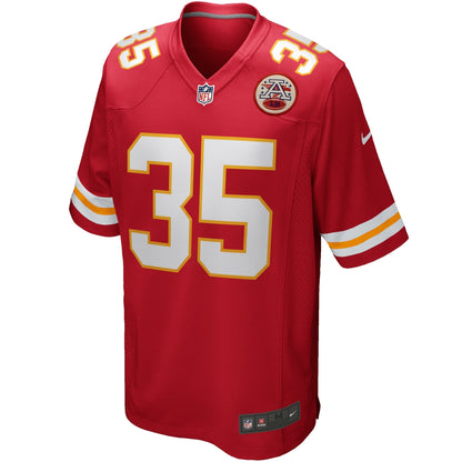 Christian Okoye Kansas City Chiefs Nike Game Retired   Jersey - Red