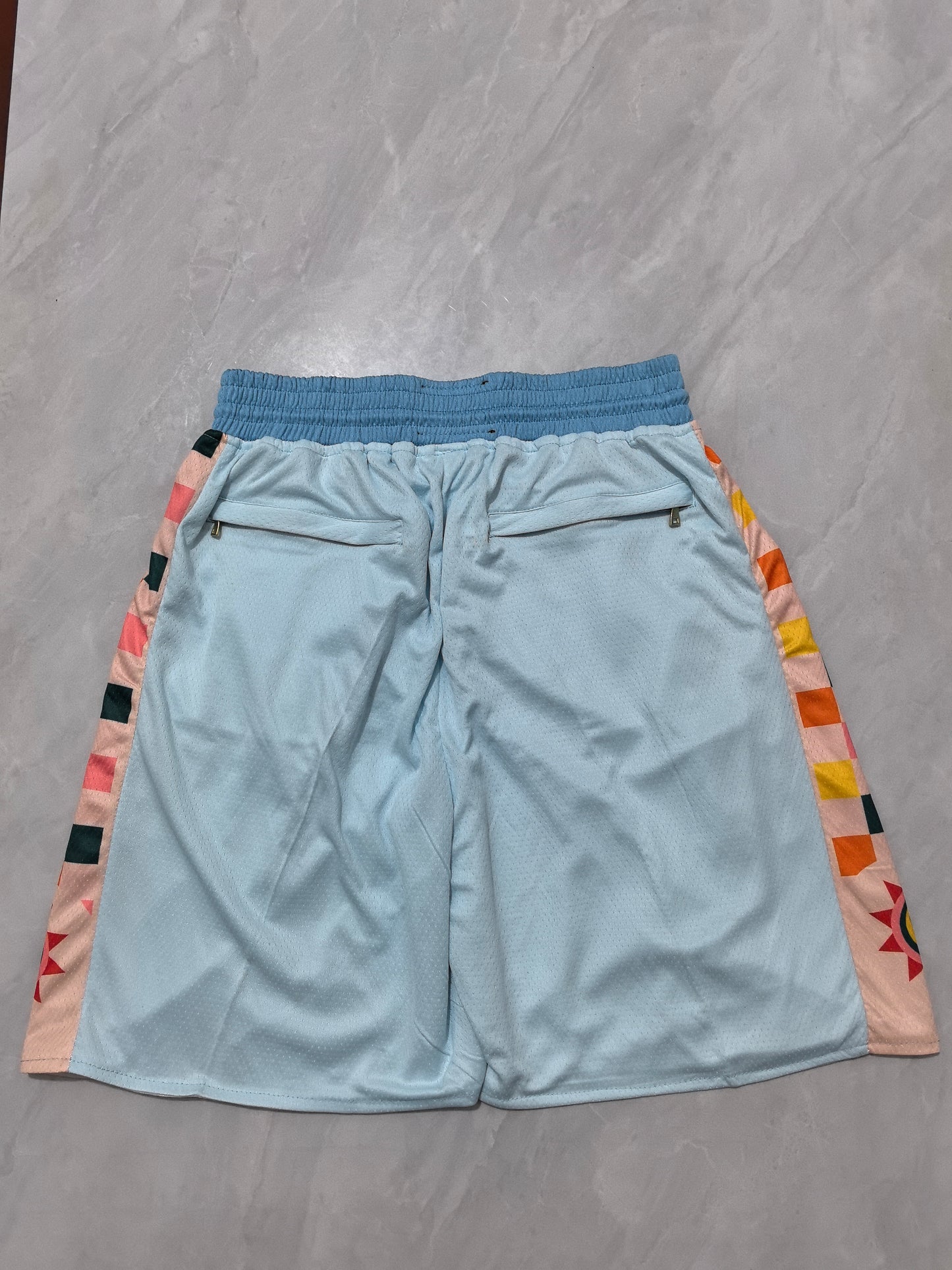 San Antonio Spurs Light Blue City Edition Pocket Shorts
