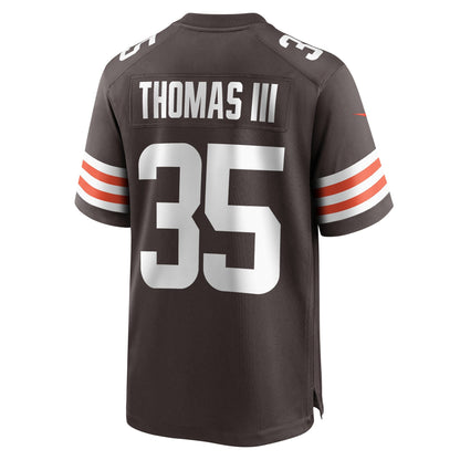 Charlie Thomas Cleveland Browns Nike Team Game Jersey -  Brown