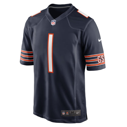 Justin Fields Chicago Bears Nike   Game Jersey - Navy