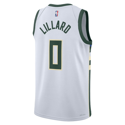 Damian Lillard Milwaukee Bucks2023-2024 season Jersey