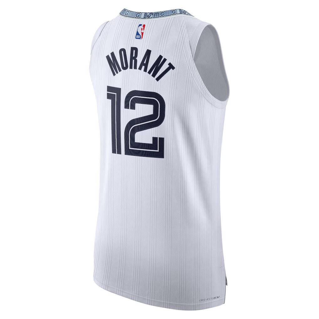 Memphis Grizzlies Ja Morant Nike White 2025/26 Player Jersey - City Edition
