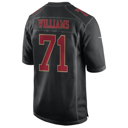 Trent Williams 71 San Francisco 49ers Super Bowl LVIII Patch Fashion Game Men Jersey - Carbon Black