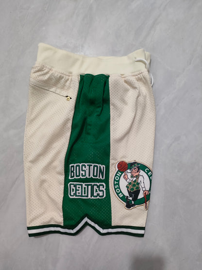 JUST DON Boston Celtics Pocket Shorts