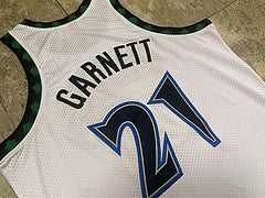 Kevin Garnett Minnesota Timberwolves 21 White MN