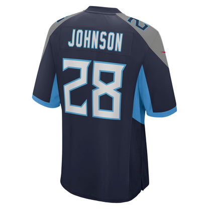 Chris Johnson Tennessee Titans Nike Retired   Game Jersey - Navy