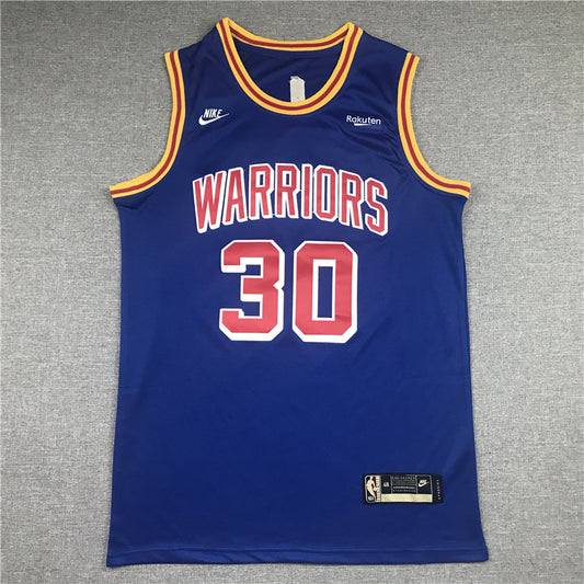 Golden State Warriors Stephen Curry #30 75th Anniversary City Edition Swingman Jersey — Embroidered