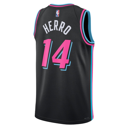 Miami Heat Tyler Herro Nike Black 2025/26 Swingman Jersey - City Edition