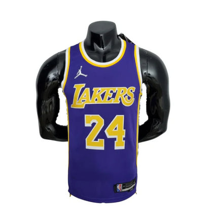 75 Aniversario BRYANT#24 LOSAngeles Lakers Jordan Púrpura NBAJersey