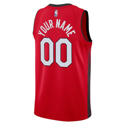 Unisex Miami Heat Red 2024/25 Custom Swingman Jersey - City Edition