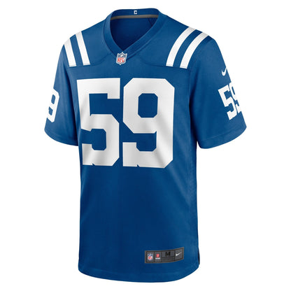 Cameron McGrone Indianapolis Colts Nike Team Game Jersey -  Royal