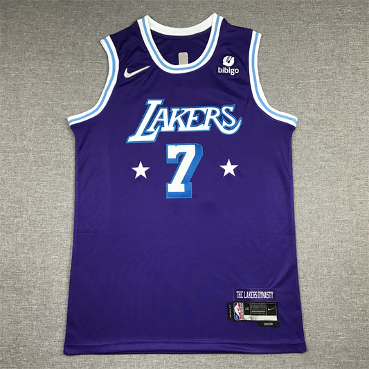 Carmelo Anthony #7 Los Angeles Lakers 2022 City Edition Swingman Jersey — Embroidered
