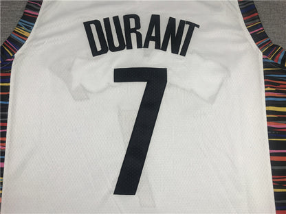 Brooklyn Nets Kevin Durant #7 2020 City Edition Swingman Jersey - Embroidered