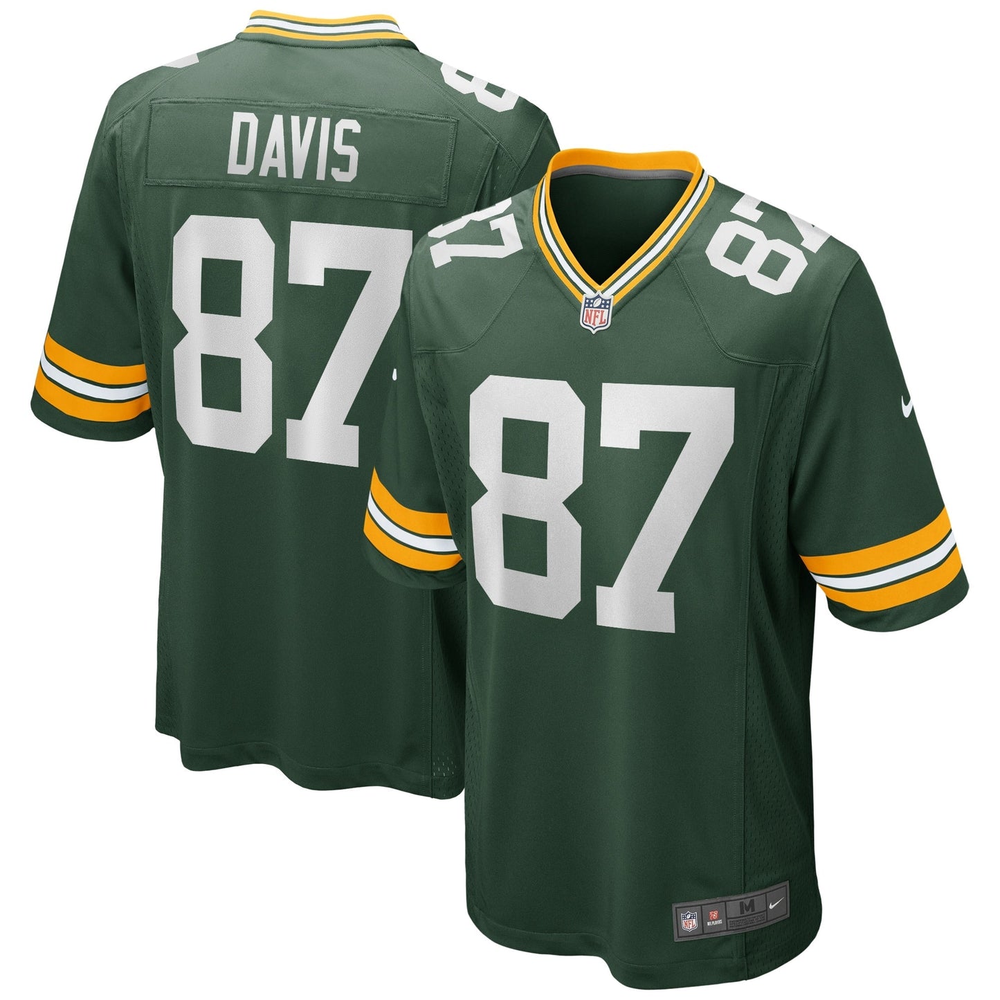 Willie Davis Green Bay Packers Nike Game Retired   Jersey - Green